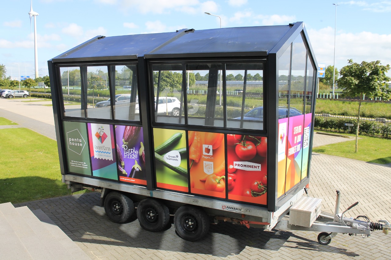 Pentahouse dubbel op aanhangwagen